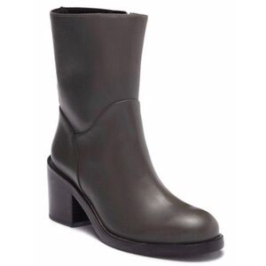 NEW · ALLSAINTS · Macarthur Chain Mid Calf Boot in Dark Grey Sz EU 37 (US 6)